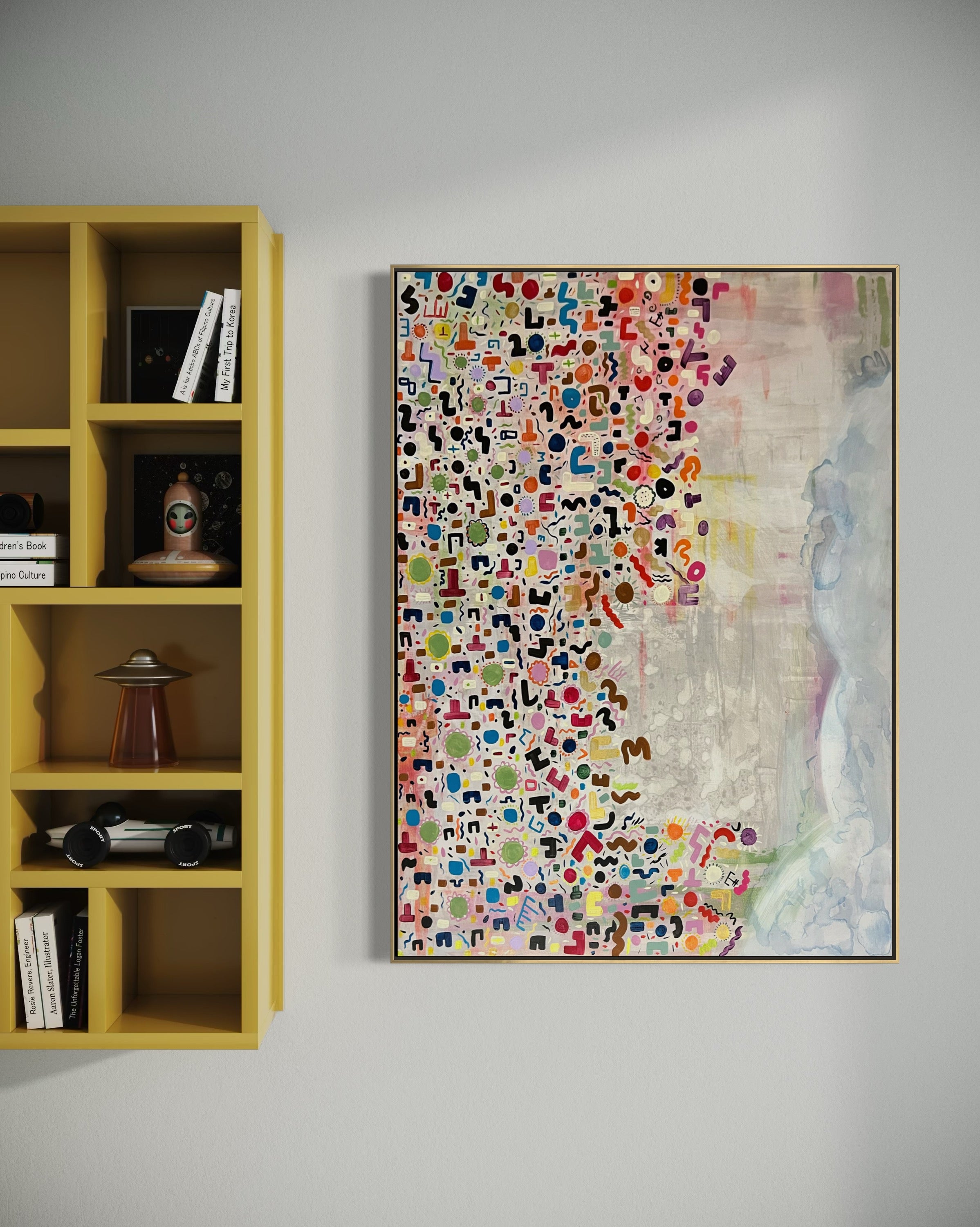 Brahma Acrylic Painting