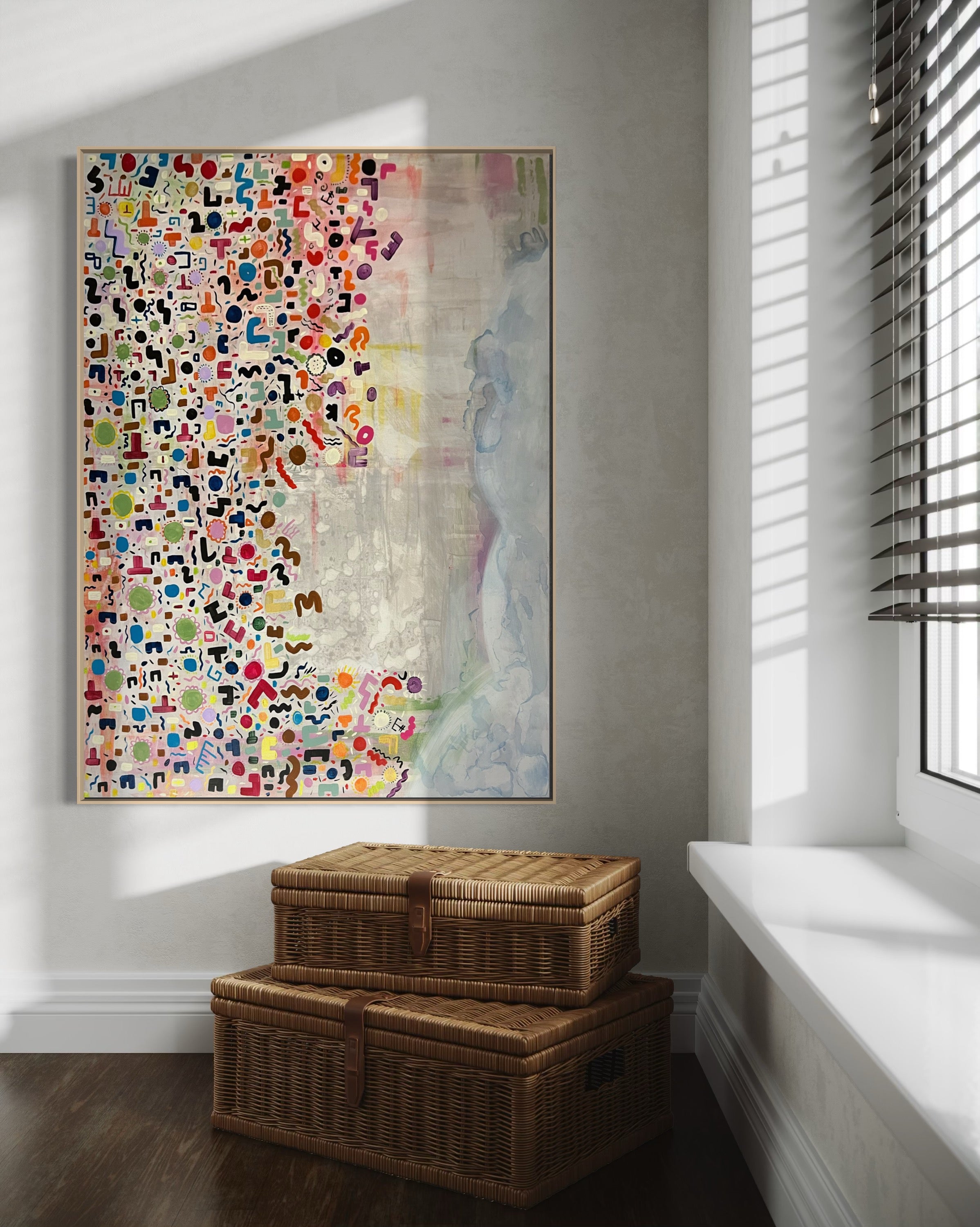 Brahma Acrylic Painting