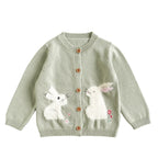 Knit Cardigan - Easter Bunny