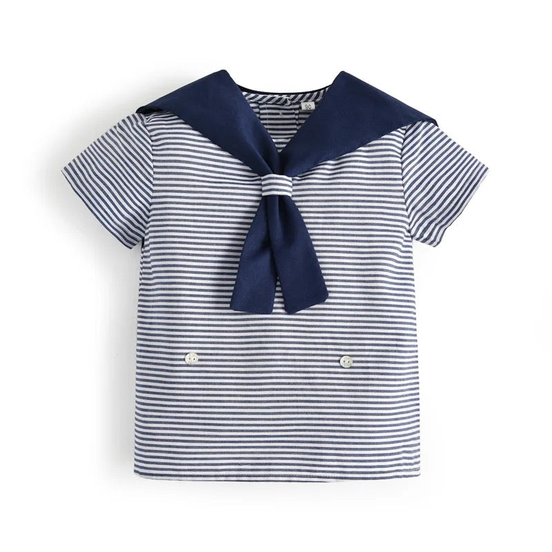 Stripe Cardigan Three Piece Set