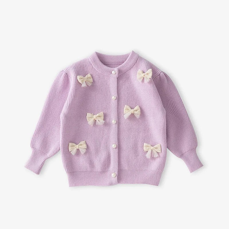 Bow Knit Cardigan