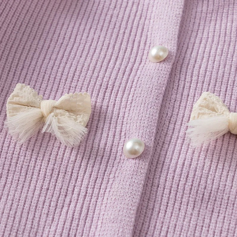 Bow Knit Cardigan