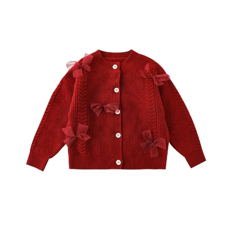 Bow Knit Cardigan