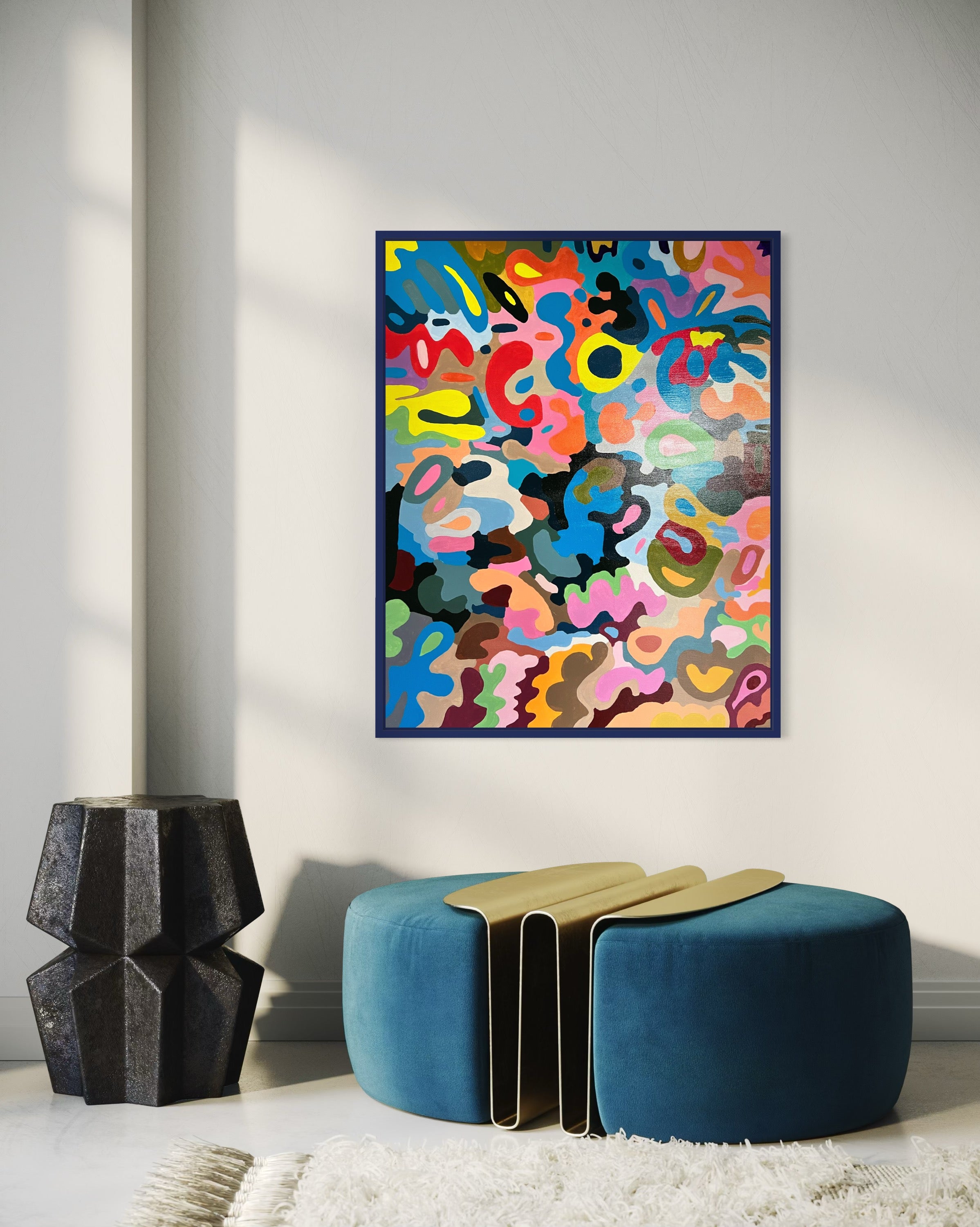 Pulse Acrylic Painting