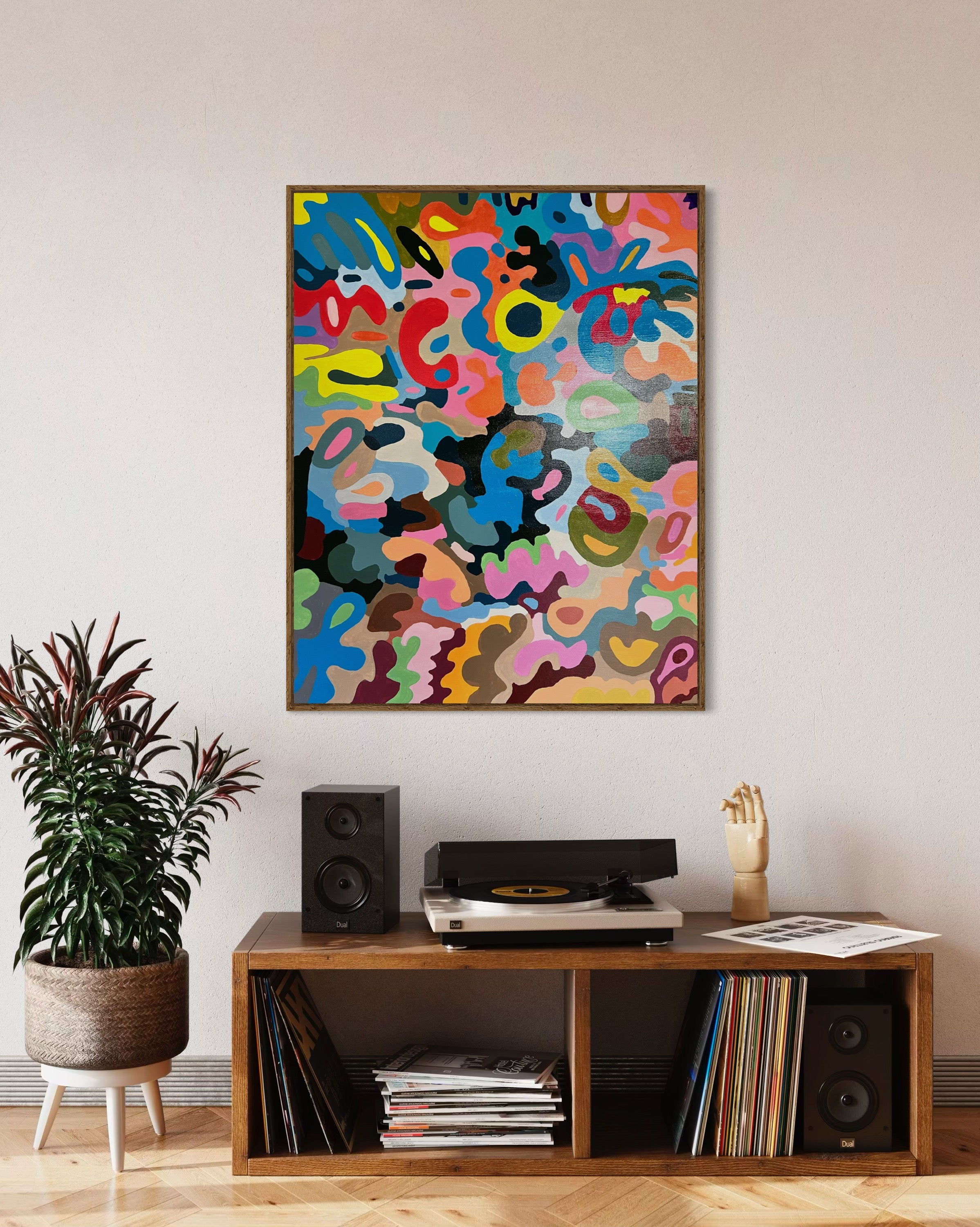 Pulse Acrylic Painting