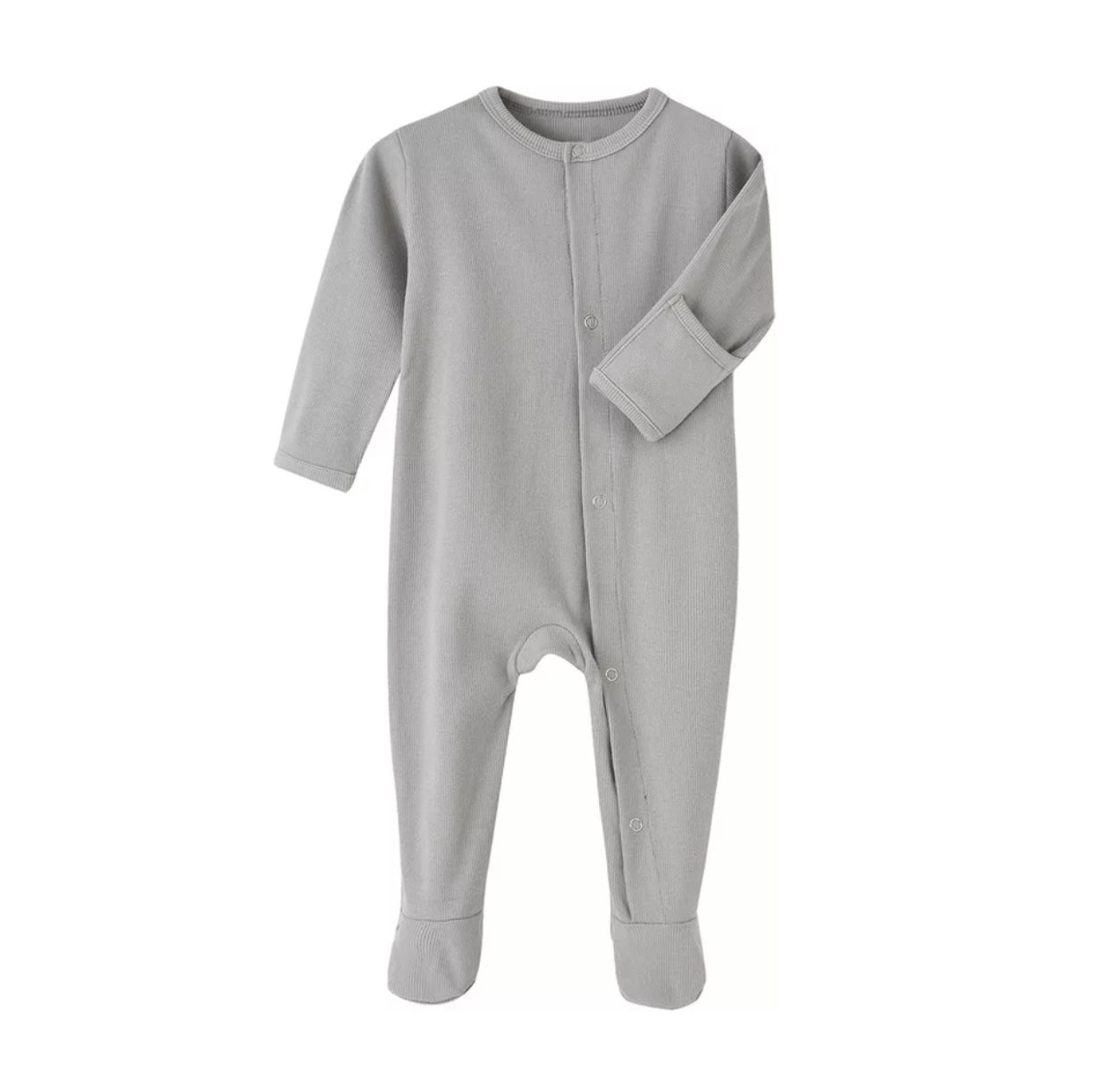 Grey Organic Bodysuit