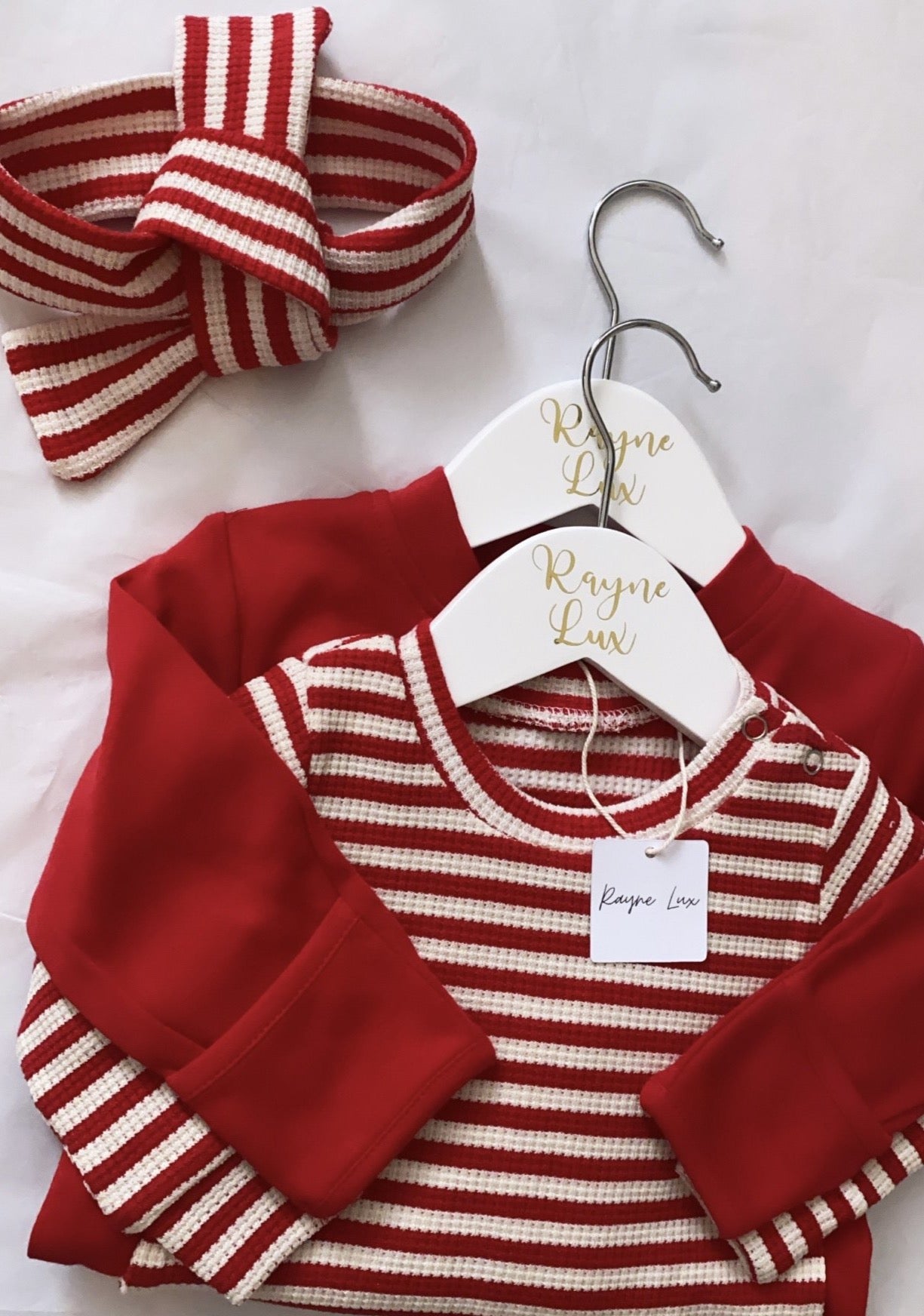 Red Organic Bodysuit